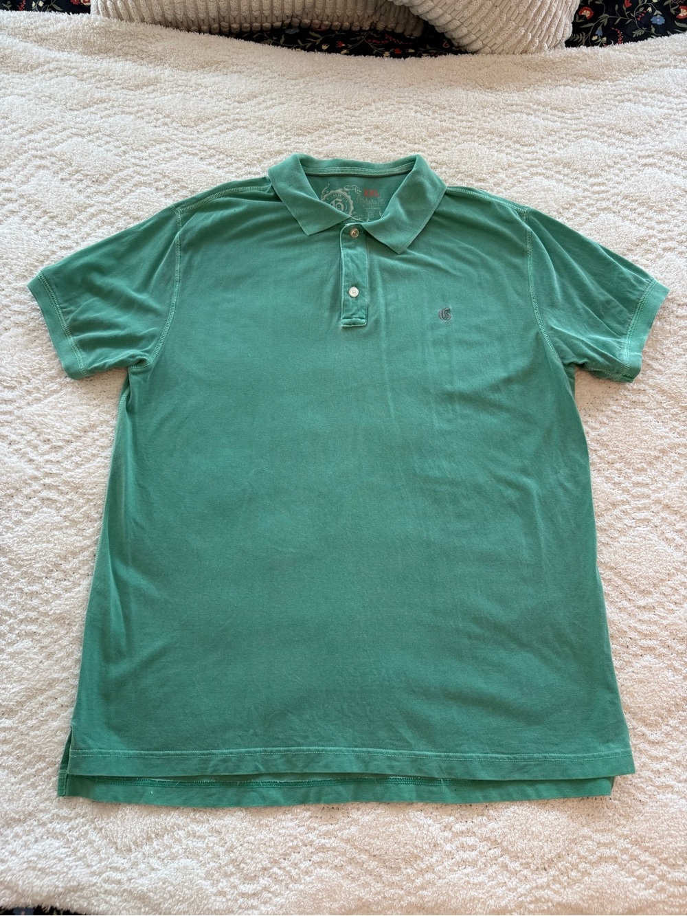 GAP Teal Green Men's Polo Shirt - Athletic fit